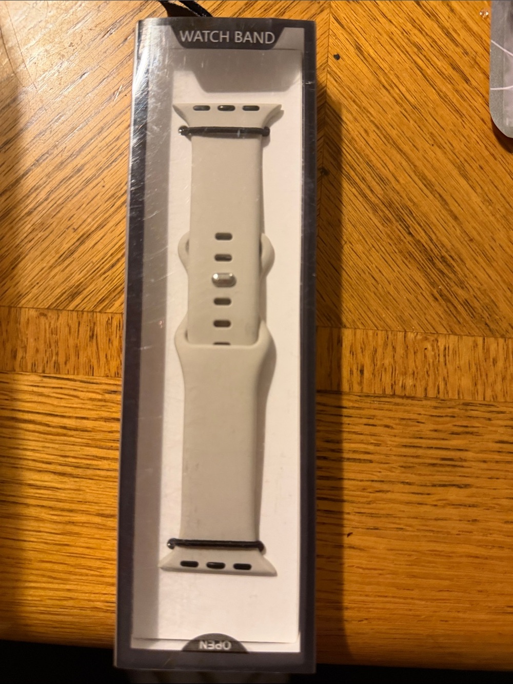 Silicone Smartwatch Band - Light Beige